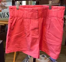 Skies Are Blue Pink Mid-Thigh Shorts Vibrant Summer Style