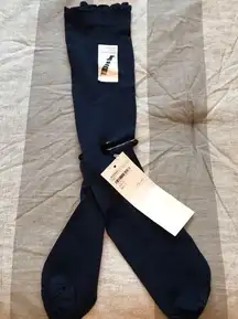 Compression dress socks in Navy