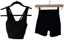 NWOT BuffBunny Legacy Shorts and Rosa Bra Set Size XS