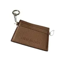 Steve Madden brown card coin wallet
