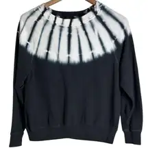Old Navy Women’s Easy Vintage Cool Gray White Tie-Dye Sweatshirt size XS