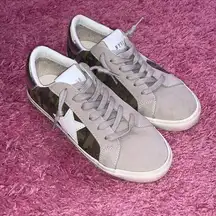 Steve Madden Star Army Fatigue Camo Sneakers