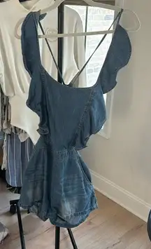 DO + BE denim jumper size small.