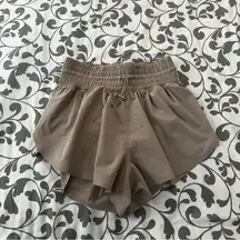 Abercrombie YPB your personal best tan beige athletic shorts size XS