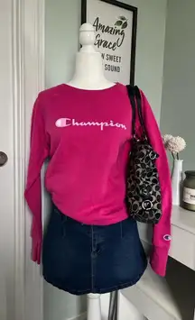 Champion Pink Sweatshirt Crewneck