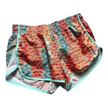 Womens Xersion Zig-Zag Athletic Lined Running Shorts - Sz XS