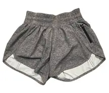 LULULEMON Women’s Tracker Short V *3.5” Heather Lux Multi Black LINED Size 4