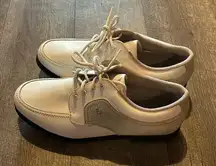 FootJoy  GreenJoys Women's Size 8.5 W White Leather Golf Shoes