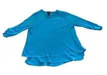 Grace Elements Exposed Back Slit Sweater Casual Everyday Spring School Lounge