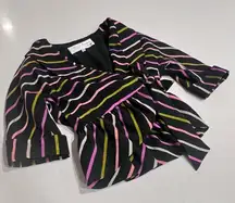 Trina Turk‎ women’s colorful striped blazer size 6