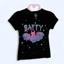 The Grave Girls Dolls Kill batty black t-shirt Size XXS