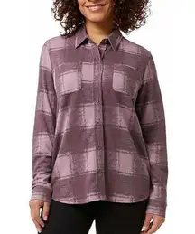 32 Degrees Heat | Ladies Long Sleeve Button Down Flannel Size Small