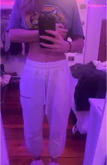 Pretty Little Thing White Sweatpants