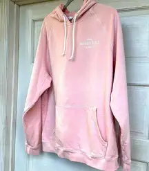 FRAME Oversized Hoodie Pink Sweatshirt size XL