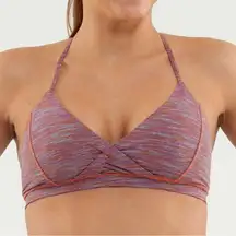 Pranayama Bra Wee Are From Space Black March Multi Stripe size 8