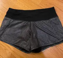 Lululemon Silver Shorts