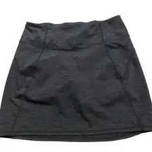 Kuhl Skulpt Athletic Skirt Skort Golf‎ Tennis Heathered Gray Womens XS Stretch