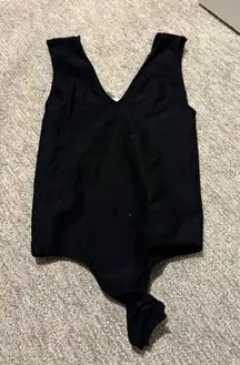 Black tank top body suit 