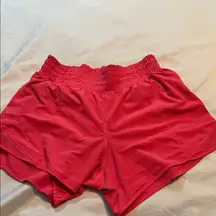 Women's Red Athletic Shorts Lululemon