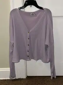 Purple Cardigan