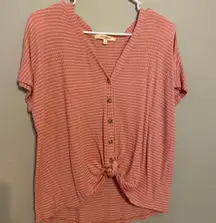 button down tie top