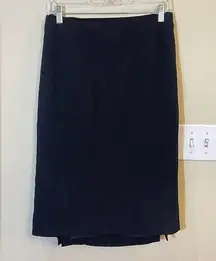 Lafayette 148 New York Womens Pencil Skirt Knee Length Lined Zip Black Size 18