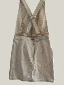 BDG Urban Outfitters Cotton Denim Overall Zip Up Dress With Pockets & Straps