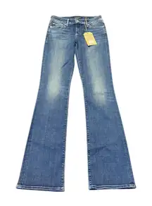 LUCKY BRAND Woman's Size 0/25 Jeans LOLITA BOOT CUT Stretch Low Rise Zip Fly NWT