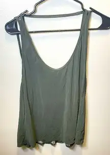 Lululemon Cool To Street Tank Gator Green Jazzy White Size 12