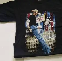 Y2K Anvil Jason Aldean Relentless world tour 2008 concert t-shirt, size small