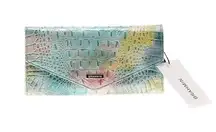 NWT Brahmin Veronica Wallet in Gelato Mini Melbourne Croc-embossed Leather