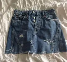Free People Denim Skirt
