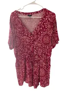 Torrid Women's Red Patterned jumper