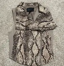 BCBG bruna snakeprint vest