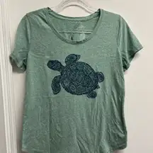 St. John's Bay Green Turtle Graphic Tee