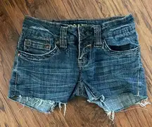 Hydraulic jean shorts