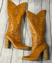 Steve madden high-heeled western style town boots