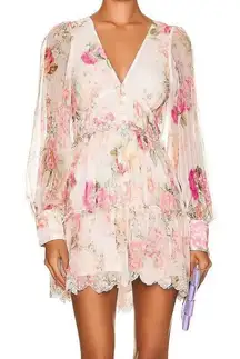 Hemant & Nandita Anka Short Floral Dress