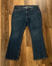 Carhartt Curvy Fit‎ Jean Size 16 X 30 ‘Irregular’ Straight Dark Wash 14806 GUC