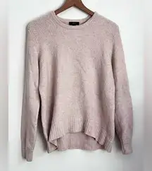 J.Crew beige crewneck sweater Merino Wool Alpaca blend M
