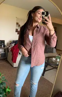 Hem and thread button up