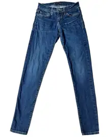 Flying Monkey x‎ Buckle Skinny Blue Jeans Size 25 | Edgy Y2K Revival DenimCore