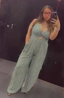 Boutique western cactus jumpsuit romper