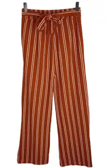 Striped Paper Bag Pants