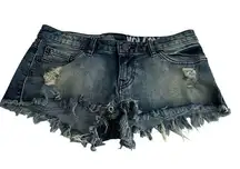 Volcom True to This Cut Off Denim Shorts Size 5