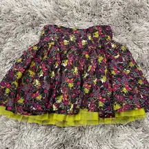Boutique Floral Mini Skirt Medium M