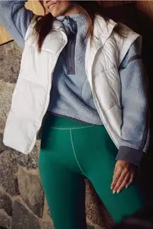 NWOT Free People FP Movement In A Bubble Printed Puffer Vest - ski combo - small