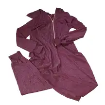 SAVAGE Fenty lingerie by Rihanna glitter hooded jumpsuit size large