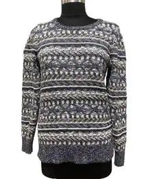 LL Bean women’s crew neck chunky knit sweater size XS