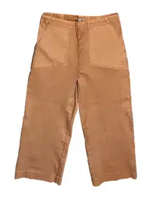 Nic +‎ Zoe NZ Denim 25" All Day Wide Leg Jeans Mochachino Size 8 EUC